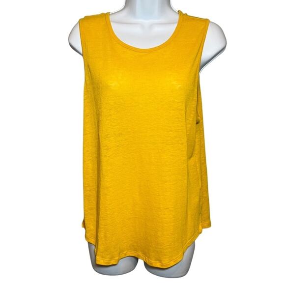 Old Navy Yellow Open Back Tank Top, M - Picture 1 of 9